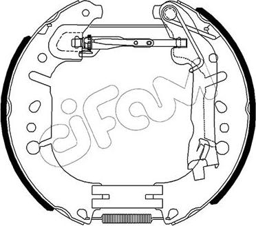 Cifam 151-490 - Kit freno, freni a tamburo www.autoricambit.com