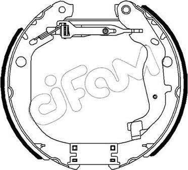 Cifam 151-491 - Kit freno, freni a tamburo www.autoricambit.com