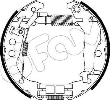 Cifam 151-447 - Kit freno, freni a tamburo www.autoricambit.com