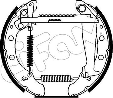 Cifam 151-415 - Kit freno, freni a tamburo www.autoricambit.com