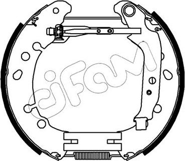 Cifam 151-489 - Kit freno, freni a tamburo www.autoricambit.com