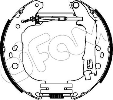 Cifam 151-436 - Kit freno, freni a tamburo www.autoricambit.com