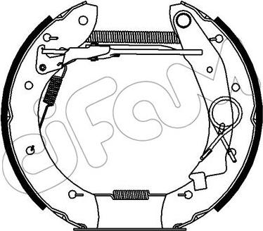 Cifam 151-430 - Kit freno, freni a tamburo www.autoricambit.com