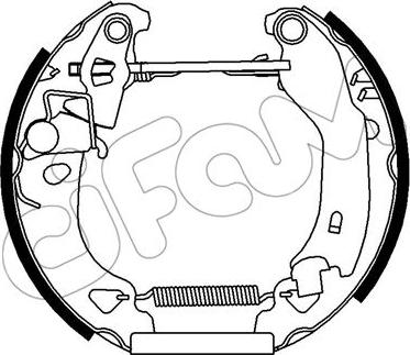 Cifam 151-421 - Kit freno, freni a tamburo www.autoricambit.com