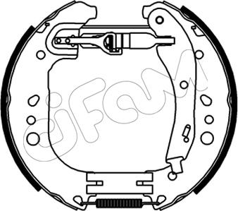 Cifam 151-546 - Kit freno, freni a tamburo www.autoricambit.com