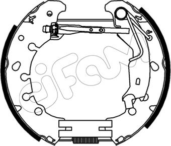 Cifam 151-557 - Kit freno, freni a tamburo www.autoricambit.com