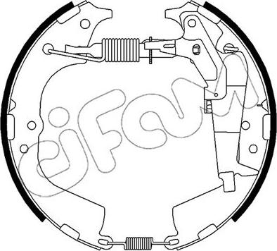 Cifam 151-510 - Kit freno, freni a tamburo www.autoricambit.com