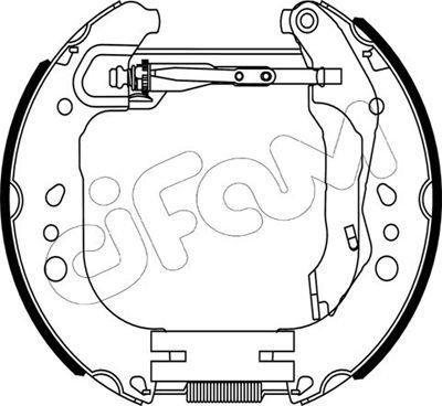 Cifam 151-505 - Kit freno, freni a tamburo www.autoricambit.com