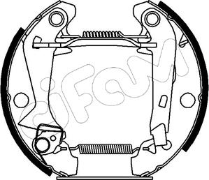 Cifam 151-044 - Kit freno, freni a tamburo www.autoricambit.com