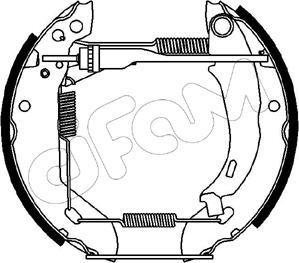 Cifam 151-040 - Kit freno, freni a tamburo www.autoricambit.com