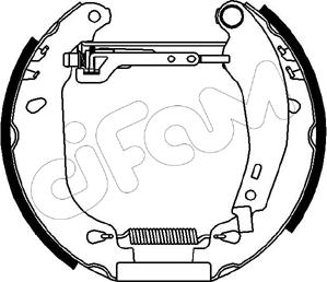 Cifam 151-050 - Kit freno, freni a tamburo www.autoricambit.com