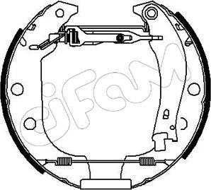 Cifam 151-005 - Kit freno, freni a tamburo www.autoricambit.com