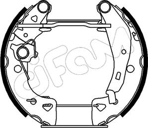 Cifam 151-001 - Kit freno, freni a tamburo www.autoricambit.com