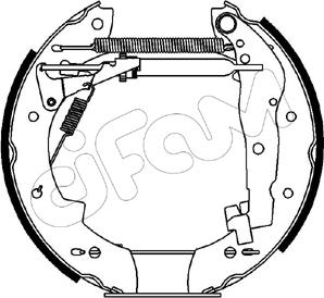 Cifam 151-088 - Kit freno, freni a tamburo www.autoricambit.com