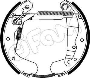 Cifam 151-082 - Kit freno, freni a tamburo www.autoricambit.com