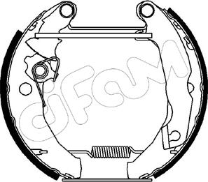 Cifam 151-038 - Kit freno, freni a tamburo www.autoricambit.com