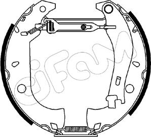 Cifam 151-055 - Kit freno, freni a tamburo www.autoricambit.com