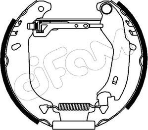 Cifam 151-026 - Kit freno, freni a tamburo www.autoricambit.com