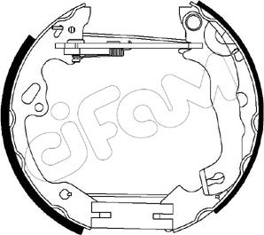 Cifam 151-199 - Kit freno, freni a tamburo www.autoricambit.com