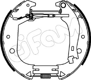 Cifam 151-152 - Kit freno, freni a tamburo www.autoricambit.com