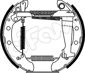 Cifam 151-108 - Kit freno, freni a tamburo www.autoricambit.com