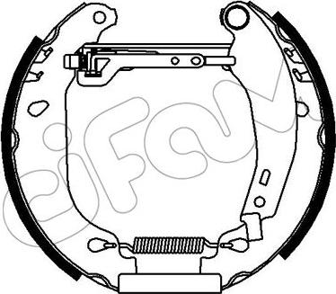 Cifam 151-399 - Kit freno, freni a tamburo www.autoricambit.com