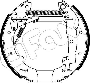 Cifam 151-388 - Kit freno, freni a tamburo www.autoricambit.com