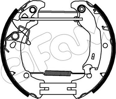 Cifam 151-334 - Kit freno, freni a tamburo www.autoricambit.com