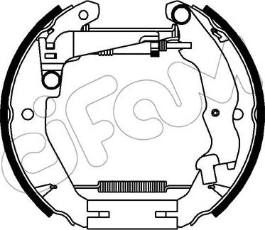 Cifam 151-338 - Kit freno, freni a tamburo www.autoricambit.com