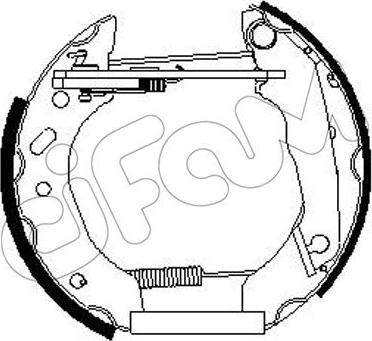 Cifam 151-263 - Kit freno, freni a tamburo www.autoricambit.com