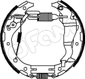 Cifam 151-208 - Kit freno, freni a tamburo www.autoricambit.com