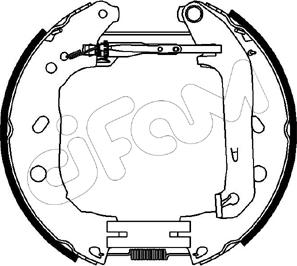 Cifam 151-230 - Kit freno, freni a tamburo www.autoricambit.com