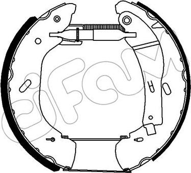 Cifam 151-271 - Kit freno, freni a tamburo www.autoricambit.com