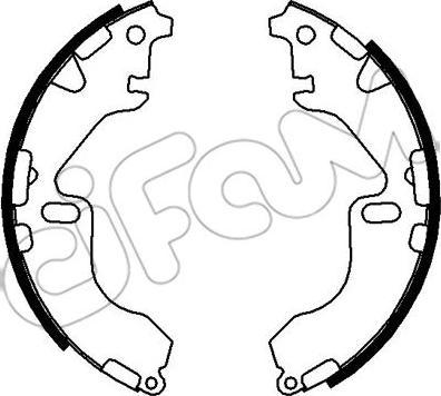 Cifam 153-448 - Kit freno, freni a tamburo www.autoricambit.com