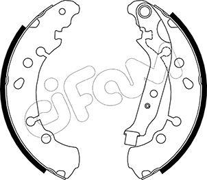 Cifam 153-454 - Kit freno, freni a tamburo www.autoricambit.com