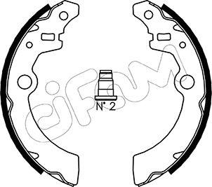 Cifam 153-404 - Kit freno, freni a tamburo www.autoricambit.com