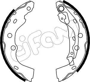 Cifam 153-406 - Kit freno, freni a tamburo www.autoricambit.com