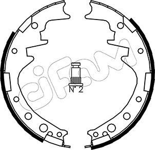 Cifam 153-413 - Kit freno, freni a tamburo www.autoricambit.com