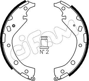 Cifam 153-437 - Kit freno, freni a tamburo www.autoricambit.com