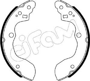 Cifam 153-540 - Kit freno, freni a tamburo www.autoricambit.com