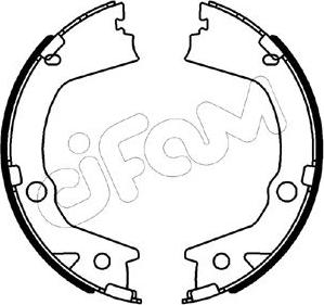 Cifam 153-562 - Kit ganasce, Freno stazionamento www.autoricambit.com