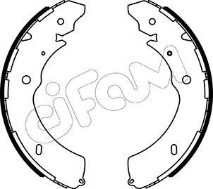 Cifam 153-572 - Kit freno, freni a tamburo www.autoricambit.com