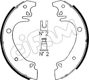 Cifam 153-614 - Kit freno, freni a tamburo www.autoricambit.com