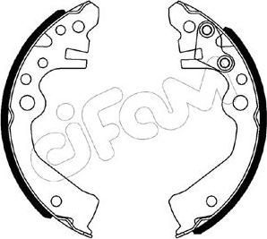 Cifam 153-611 - Kit freno, freni a tamburo www.autoricambit.com