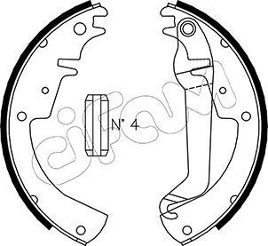 Cifam 153-613 - Kit freno, freni a tamburo www.autoricambit.com