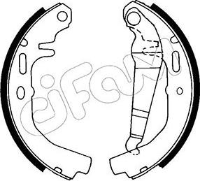 Cifam 153-612 - Kit freno, freni a tamburo www.autoricambit.com