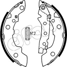 Cifam 153-623 - Kit freno, freni a tamburo www.autoricambit.com