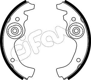 Cifam 153-055 - Kit freno, freni a tamburo www.autoricambit.com