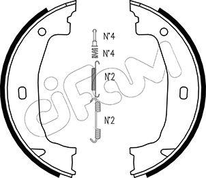 Cifam 153-018K - Kit ganasce, Freno stazionamento www.autoricambit.com