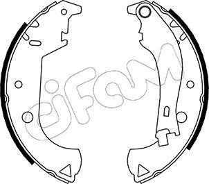 Cifam 153-081Y - Kit freno, freni a tamburo www.autoricambit.com